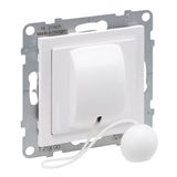 PULL-CORD CHANGEOVER PUSH-BUTTON WHITE