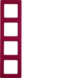 Frame 4gang, Q.1, red velvety