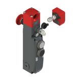 NG series safety switch with lock and integrated control devices, with actuator