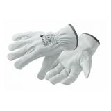 KINZIG Driver protective gloves (goat skin) white 10