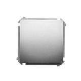 Single break push button with pictogras, (module), 10AX, quick connection, satin, metallized