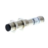 Photoelectric sensor, M12 brass housing, diffuse, 100 mm fixed, PNP, M