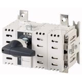 DDC-125/2 DC switch disconnector, 125 A, 2 pole, 2 N/O, 2 N/C, with grey knob, service distribution board mounting