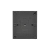 Double IT socket RJ45, category 5e, (module), Simon 24, IP20/IP44, black matt
