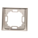 Triple contact push button, 10AX, champagne matt