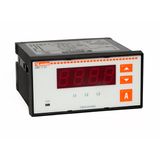 Ammeter, three-phase, 3 phase current values, 3 max phase current values, 3 min phase current values. Relay output for control and protection functions