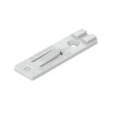 PCB plug-in connector, Accessories, Mounting plate, grey, Number of poles: 2