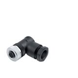 Field attachable connector, M12