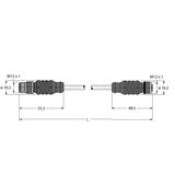 Connection Cable   RSC RKC 572-15M