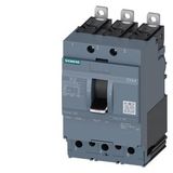 Circuit breaker 3VA4 UL frame 125 breaking capacity class H 65 kA @ 480 V 3-pole
