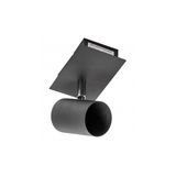 Ceiling luminaire VENETO, IP20, max. 20 W, 1 x GU10, round, black