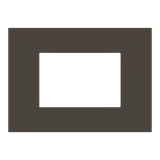 N2373 AN Frame - 1-gang / 3-modules - Anthracite