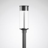 Post-top luminaires Lumantix Zylinder (LTX Z) CLO (normal) Lens Anthracite ETDD 23W 2600lm 70 rotationally sym. wide (RB6L) IP65 IK10 5 SDCM 7090451