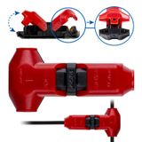 T connector - 1-pole cutting for wire cross-section 0.2-0.82 mm2 300 V DC/AC, 10A