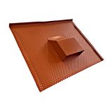 Brick replacement panel 2.1 incl.ventilation hood naturalred