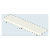 PLASTIC WALL GUTTER COVER COUPLING 80MM WHITE RAL9010