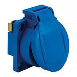 Panel Socket 2P+Z 16A IP54 blue VGT 201-06