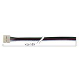 Connection connector for RGBW LED strips, width 12 mm, 5 pins