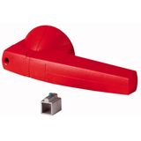 K2SAR Rotary handle, 6mm, direct mounting, red
