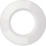 Porcelain frame, single, S1930, polar white, glass