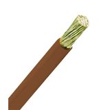 Halogenfree Single Core Wire H07Z-K 6 brown, fine-stranded (The price is shown without markup on metals. Request a quote for accurate information)