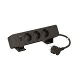 ON DESK 3 PC SCH USB AC CORDON