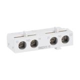 Add-on auxiliary contact. Front mount 1NO+1NC. For SM2... and SM3…