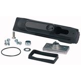 BPZ-SH-L-1P/OLU Rotary lever for half-cylinder, length: 50 mm, single-point interlock