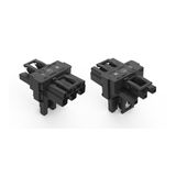 T-distribution connector 770-615 5-pole Code I Blue