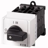 T0-5-8361/IVS Changeoverswitches, T0, 20 A, service distribution board mounting, 5 contact unit(s), Contacts: 10, 60 °, maintained, With 0 (Off) position, 1-0-2, De