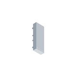 SUP2 TRACK H END PLATE ELECTR CON SR - Cover plate