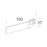 FRONT BRACKET 898 GALVANIZED