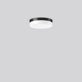 FLAT SLIM round, 12 W, 1300 lm, 840, anthracite, on/off Ceiling and wa