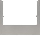 Design frame for KNX Touch Control 3.5", sharp edges, stainless steel, mat