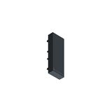 SUP2 TRACK H END PLATE ELECTR CON BK - Cover plate
