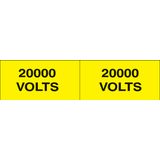 Adhesive label - Dimensions: 250 x 60 mm