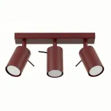Ceiling lamp RING 3 burgundy