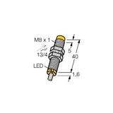 Inductive Sensor With Extended Switching Distance   NI6U-EG08-AP6X
