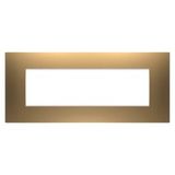 EGO PLATE - IN PAINTED TECHNOPOLYMER - 7 MODULES - GOLD - CHORUSMART