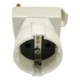 XTSA 67S-3 Schuko Adapter White 3-Circuit