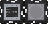 Radio touch DAB+ with speaker, A.x/C.x, matte night black