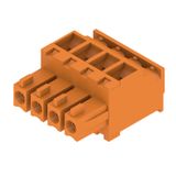 PCB plug-in connector, female plug, 3.81 mm, Number of poles: 4, 90°, Clamping yoke connection, Clamping range, max. : 1.5 mm², Box