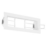 Recessed frame white for emergency luminaires design K9