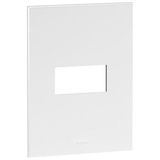 Plate Arteor - American standard - square - 1 module - 2'' x 4'' - white