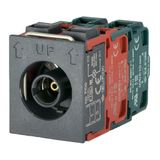 Lampholder BA9S, direct supply, 2 N.O. contacts + 2 N.C. contacts