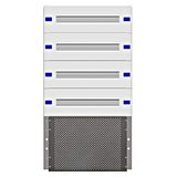 Combination Distributor Modular chassis 440mm 18HU, complete