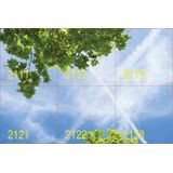 MODUS Q DECO MIX, LED panel tunable white 4000lm,  square A, modul 600, driver 900mA, , SKY 21, 6 pcs