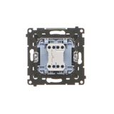 Single computer socket RJ45 category 6 with anti-dust cover, (module), beige
