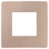 Plana Up 2M cover plate, matt terracotta