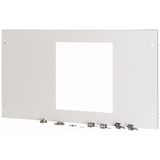 XTMPIX40WC-H550W1000 Front cover for IZMX40, withdrawable, HxW=550x1000mm, grey